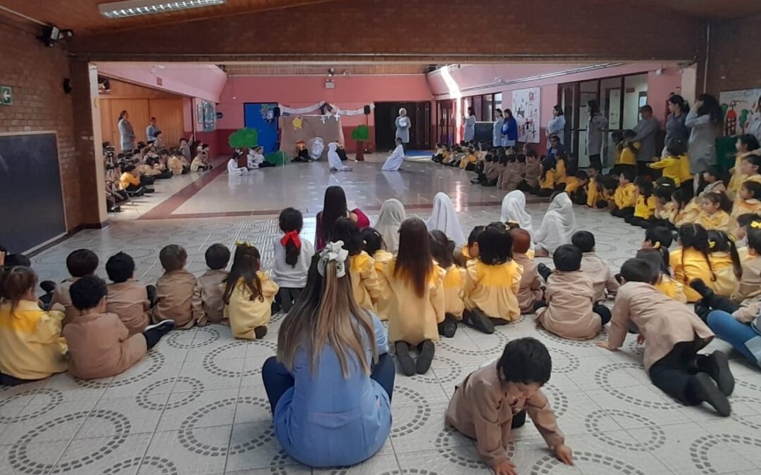 Pre escolar celebra Pascua de Resurrección con hermosa presentación